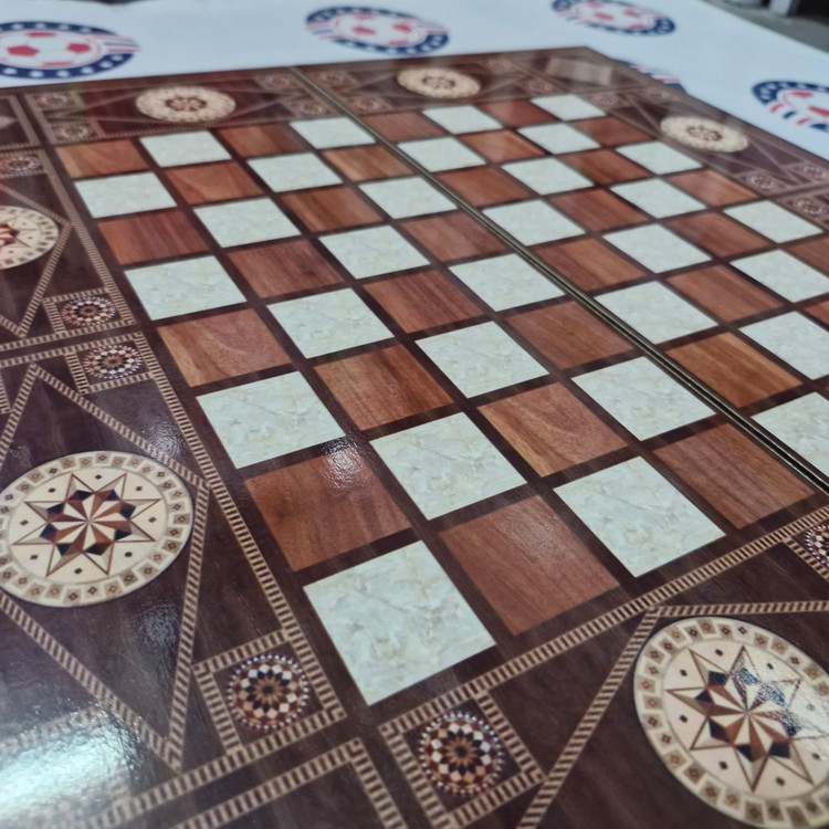 تخته نرد و شطرنج MDF طرح 07