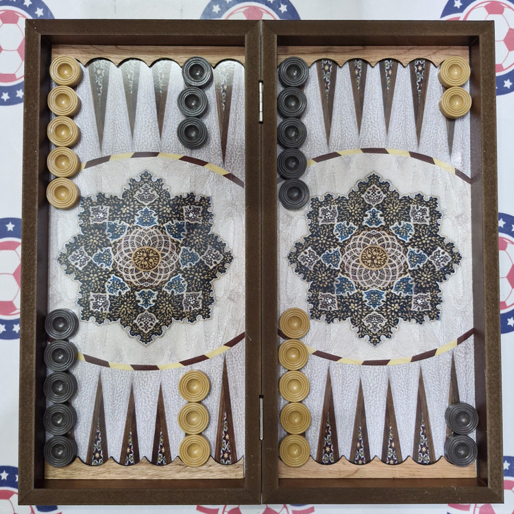 تخته نرد و شطرنج MDF طرح 06