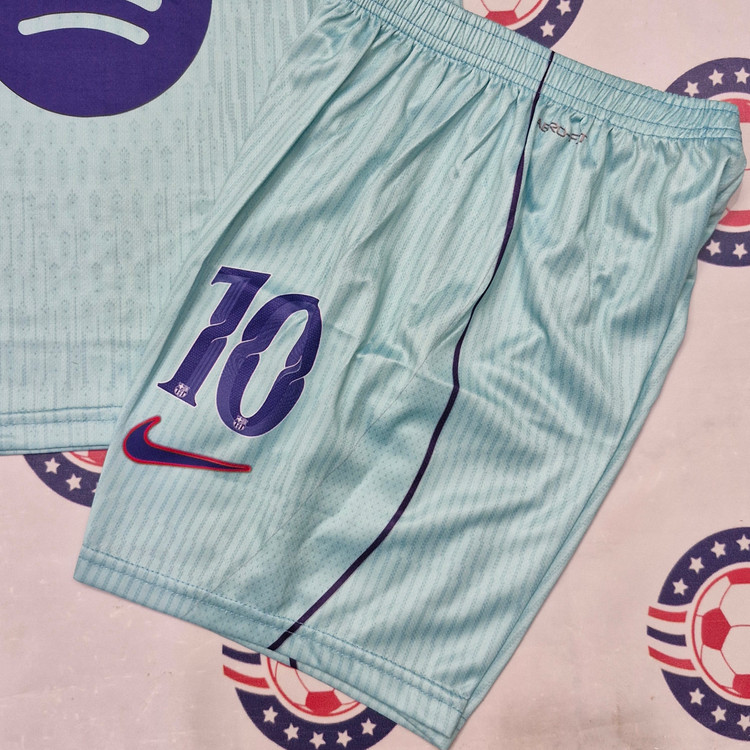 پیراهن شورت پسرانه سوم بارسلونا فصل 2027 لامین یامال
