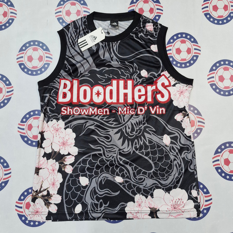 ست رکابی و شورت ورزشی طرح BloodHers | مناسب بسکتبال ، والیبال و بدنسازی
