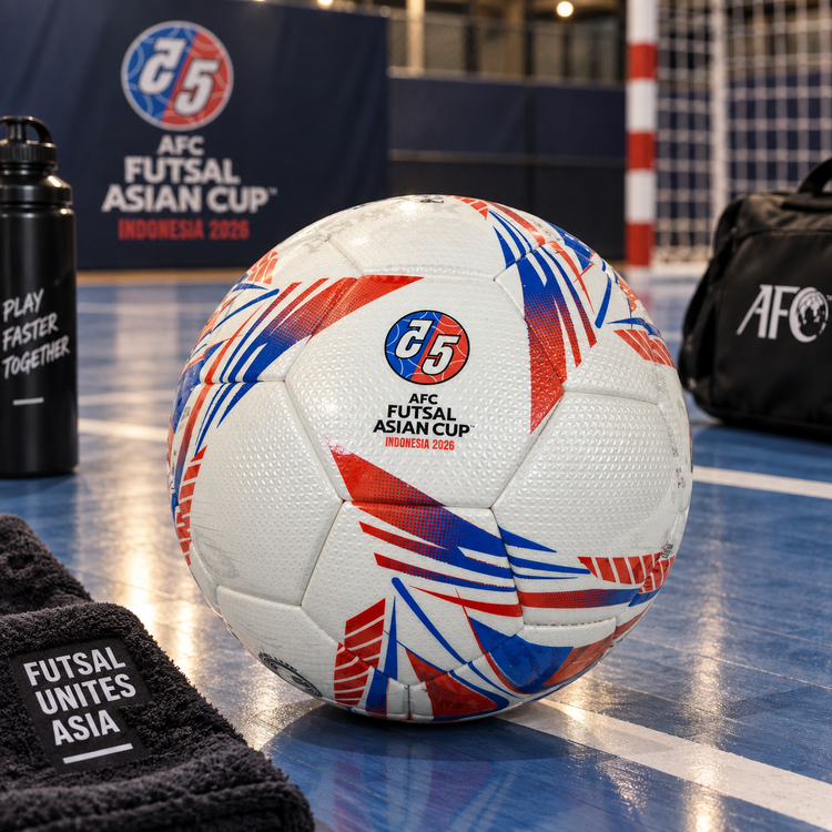 توپ فوتسال AFC Futsal Asian Cup Indonesia 2026 | طرح رسمی مسابقات