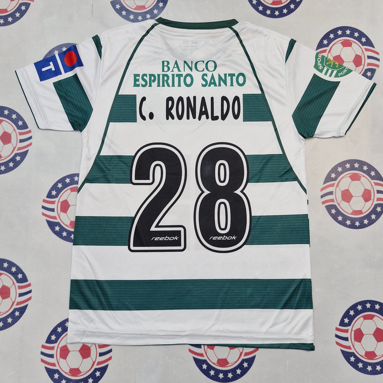 پیراهن شورت پسرانه اول اسپورتینگ لیسبون فصل 2002 رونالدو